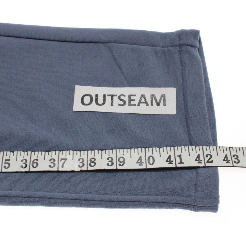 Orchard & Broome NWT Jogger Sweatpants Size L Clinton in Denim Blue Cotton